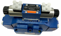 H-4WEH25E6X/6EW230N9ETK4/B10D3 - Гидрораспределитель с электроуправлением Ду25 схема E (44), напряжение W230, каналы управления ET - X и Y - внутренние