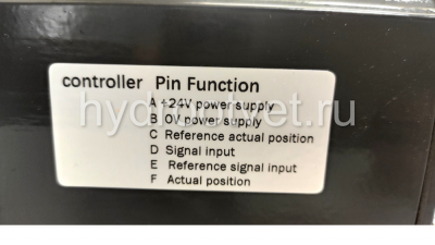 4WRKE25W6-350L-3X/6EG24ETK31/A1D3M - Пропорциональный распределитель с обратной связью по положению золотника и со встроенным усилителем (OBE), Ду25, A1 = ±10 В, номинальный расход 350 л/мин, схема W6-, каналы управления ET = X и Y - внутренние