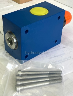 DBDS20G1X/400 - Предохранительный клапан прямого управления Ду20, давление регулировки до 400 бар, тип монтажа - резьбовой, элемент регулировки S = винт