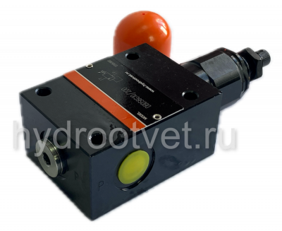 DBDS6G1X/50 - Предохранительный клапан прямого управления Ду6, давление регулировки до 50 бар, тип монтажа - резьбовой, элемент регулировки S = винт